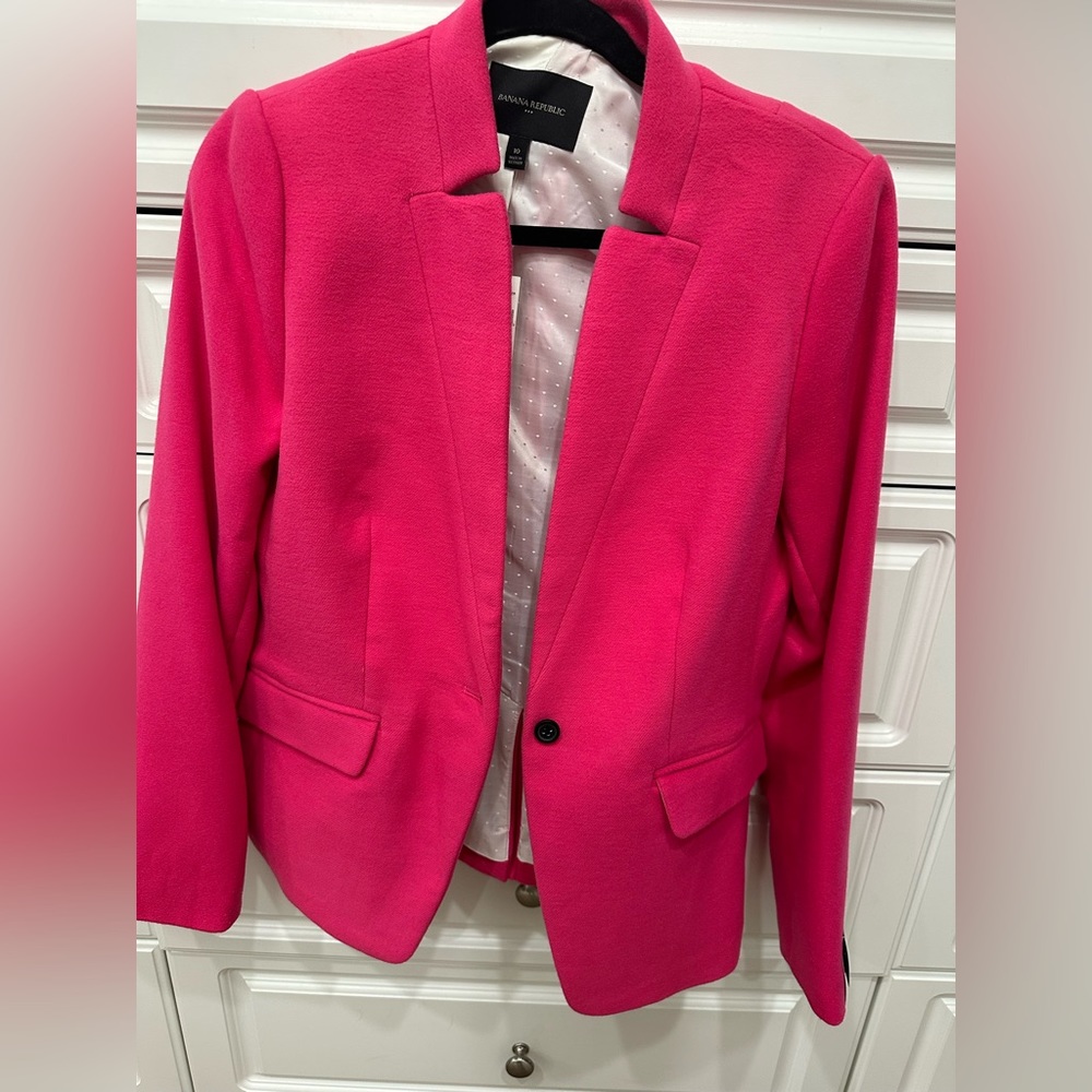 NWT Banana Republic pink blazer